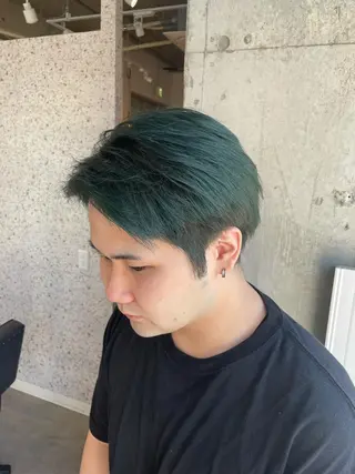 カラー メンズ SHOTO ハイトー ン/ブロンドカラーのヘアスタイル