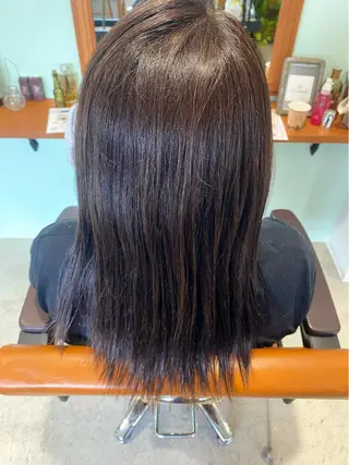 ミディアム カラー 関谷 のぞみのヘアスタイル