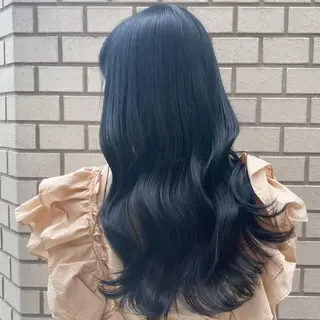 ロング カラー FERIA梅田🖤 透明感カラー🎀のヘアスタイル