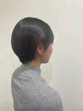 ショート オリーブベージュ/シ ョートボブたまき🧡のヘアスタイル