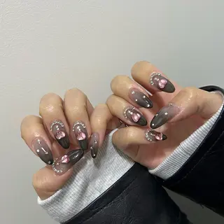 ネイル パラあり！フィルイン 美フォルムのネイルデザイン