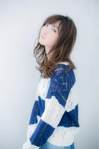 セミロング ☀️透明感color KURO☀️のヘアスタイル