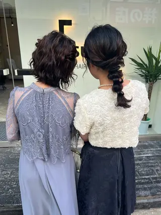 ミディアム カラー ヘアアレンジ 「sumi」 AMIのヘアスタイル