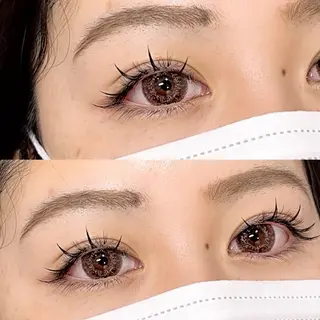 マツエク・マツパ 《YURI》似合わせ まつ毛/アイブロウのマツエク・マツパデザイン
