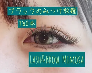 マツエク・マツパ Lash&Brow Mimosaのマツエク・マツパデザイン