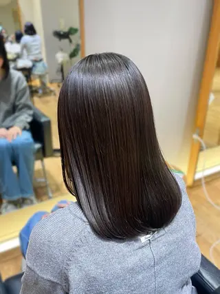 ミディアム パーマ 縮毛矯正/レイヤー 🌙児玉光瑠のヘアスタイル