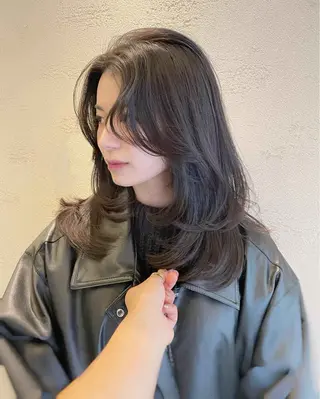 ミディアム ユズキ/銀座似合わせ カット♡透明感カラーのヘアスタイル