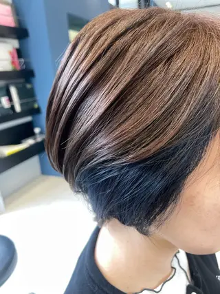 ショート カラー Saya／ 縮毛矯正・髪質改善のヘアスタイル