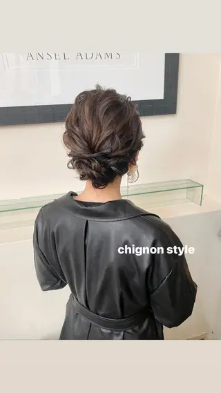 ミディアム ヘアアレンジ ヘアメイク new meのヘアスタイル