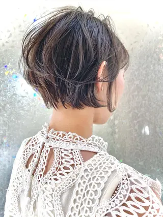 ショート カラー 山口 一馬のヘアスタイル