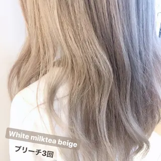 セミロング カラー 韓国hair ·͜· watanabeのヘアスタイル