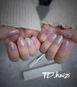 ミディアム めぐみのネイルサロン スタッフ練習のネイルデザイン