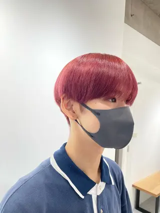 ショート カラー 韓国×網紅ヘア 🤍りん🤍のヘアスタイル