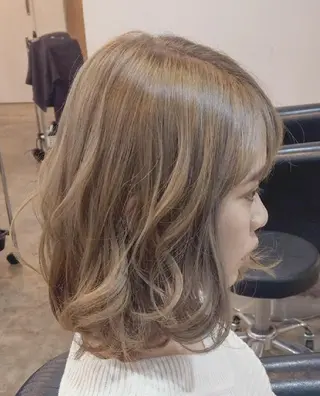 ミディアム カラー タナカ *歴10年以上*のヘアスタイル