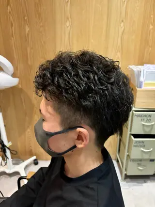 パーマ メンズ 鈴木 りやのヘアスタイル