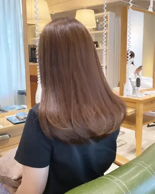 ミディアム カラー パーマ 過去一の柔髪ヘア 🌿einshairのヘアスタイル