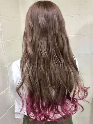 ロング カラー イヤリングカラー Ai 浅草橋店のヘアスタイル