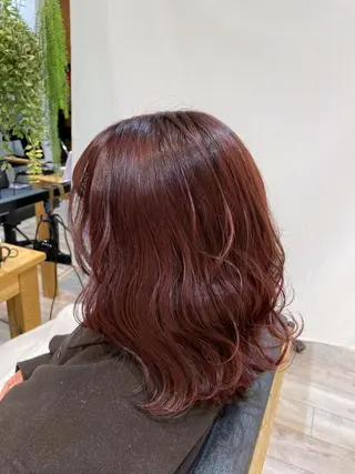 ミディアム カラー 高尾亮輔/ ボブ特化美容師のヘアスタイル