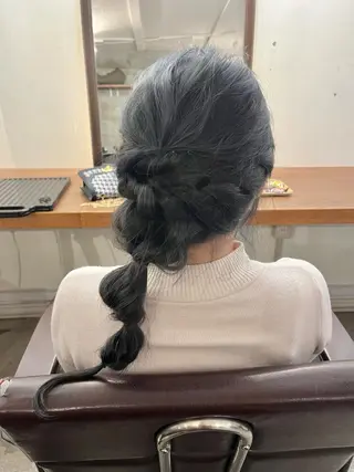 ヘアアレンジ 透明感カラー/ ブリーチ無し/RYOのヘアスタイル