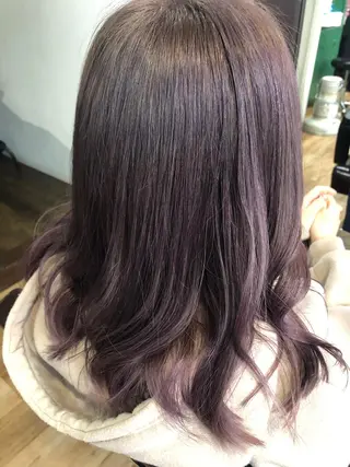ミディアム カラー 周りと差のつくハイト ーン🥣AZUKIのヘアスタイル