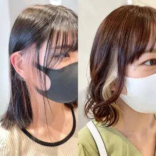 ショート カラー ハイトーン×レイヤー ／遠藤将太のヘアスタイル