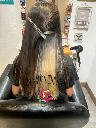 ロング カラー キッズ Hair salon The  hiveのヘアスタイル