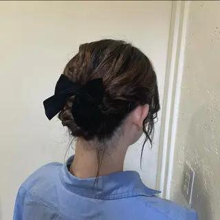 ヘアアレンジ 縮毛矯正ヘアアレンジ 🌸三輪知優🌸のヘアスタイル