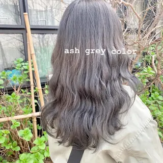 ロング カラー ヘアアレンジ 🫧柔色/トレンド カラー/川辺晴加のヘアスタイル