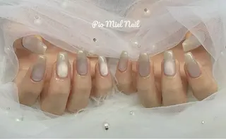 ネイル HANA 長さだしのネイルデザイン