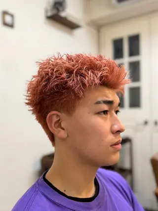 ショート カラー メンズ メンズ/スパイキー ショート/isseyのヘアスタイル