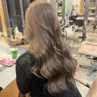 セミロング カラー ヘーゼルベージュ 🩰🤎miharuのヘアスタイル