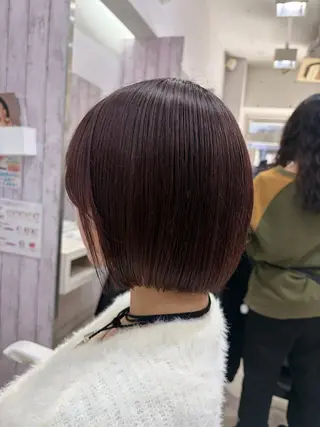 セミロング 【髪質改善カラー】 あむ·. ⟡ 🖤のヘアスタイル