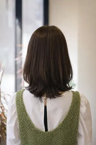 ミディアム カラー 白髪染め専門店 Recolor京橋店のヘアスタイル