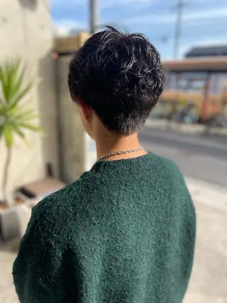 ショート パーマ t.（ティードット）所属・日高 香織のヘアスタイル