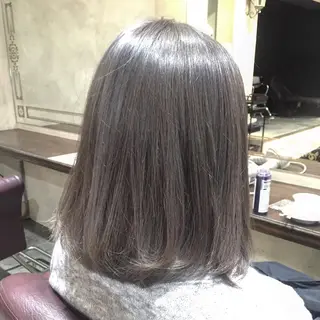 ミディアム カラー 露木 啓介のヘアスタイル