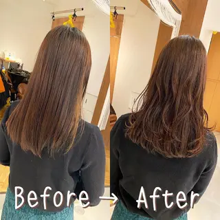 セミロング ヘアアレンジ 髪質改善特化 安東駿介のヘアスタイル
