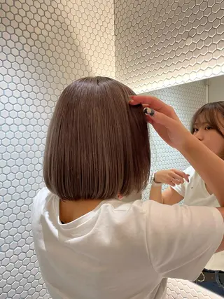 ミディアム カラー メンズブリーチカラー ❤︎hirokoのヘアスタイル