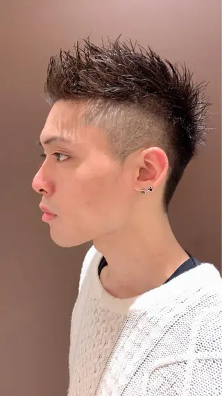 ショート メンズ きむえり/髪質改善 /うねり広がり改善のヘアスタイル