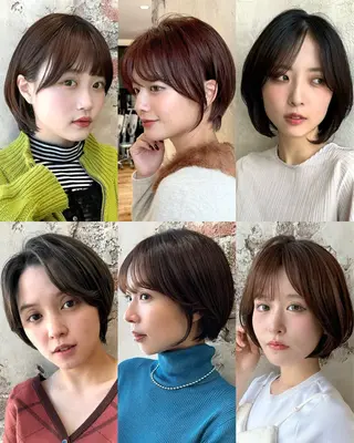 ショート カラー 💍新宿ショート 💍岩田莉奈のヘアスタイル
