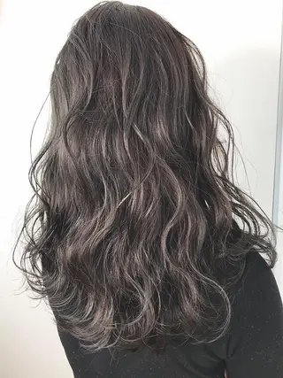 ロング カラー 酸性ストレート/ブリ ーチなし/中村 匠のヘアスタイル