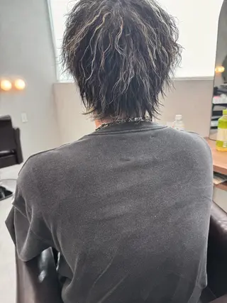 カラー パーマ メンズ AKI 🐉のヘアスタイル