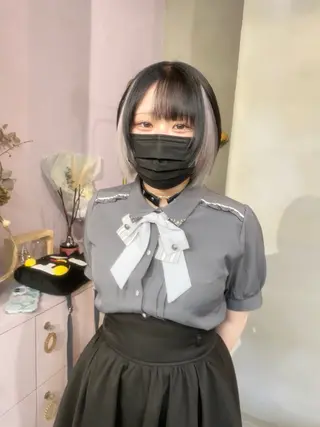 ショート カラー 前橋 姫奈のヘアスタイル