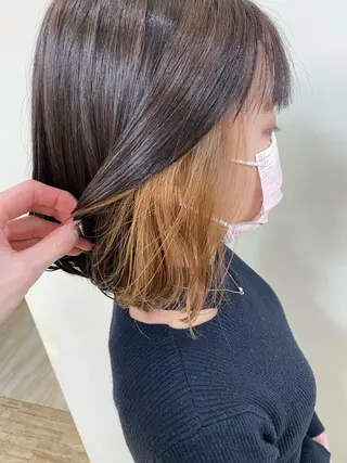 カラー SALOWIN栄 高須大貴のヘアスタイル
