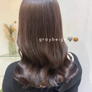 ロング カラー 透明感カラー🧁🩰 🫧仲松良菜🎀のヘアスタイル