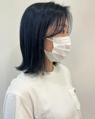 ショート カラー ボブ/ミディアム RIONAのヘアスタイル