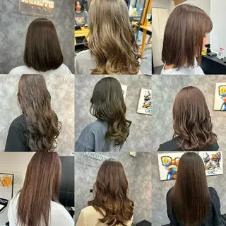 カラー 荻野 晴香のヘアスタイル