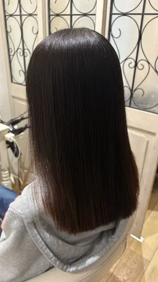 ロング カラー 似合わせ 顔周りYUUGAのヘアスタイル