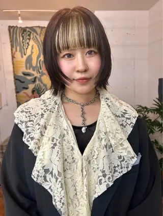 ミディアム ハシモトタケル🌿 ボブ/レイヤーカットのヘアスタイル