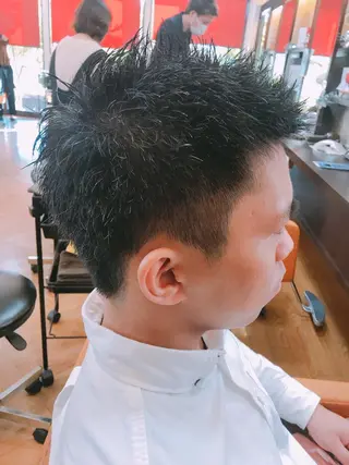 ショート メンズ WEST✂︎AKI HIRO✂︎大和高田のヘアスタイル