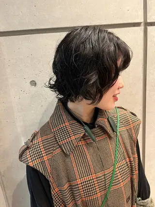 パーマ 透明感カラー人気 ナンバーワンMIYUのヘアスタイル